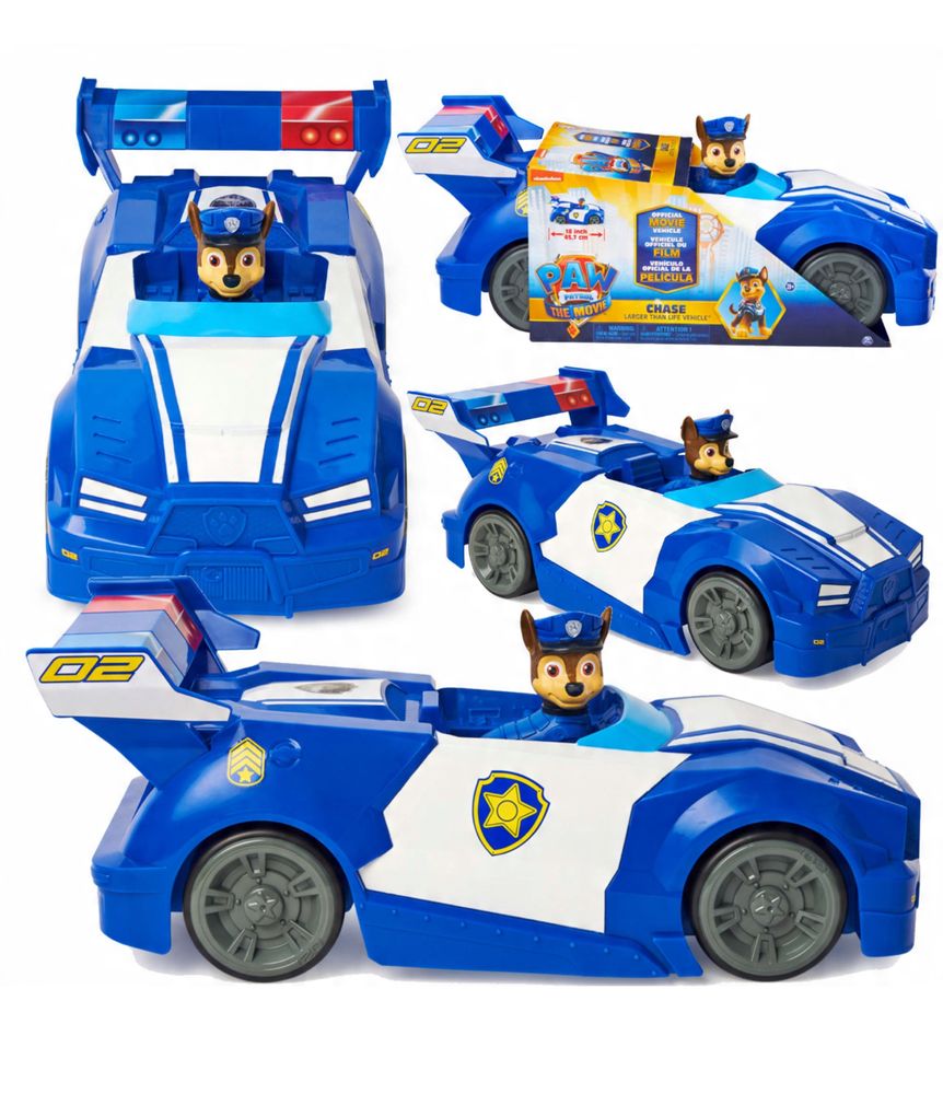 Psi Patrol Paw Patrol pojazd duży radiowóz Chase’a Chase