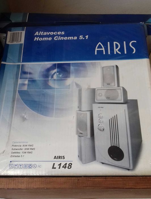 Home Cinema AIRIS 5.1 - conjunto completo