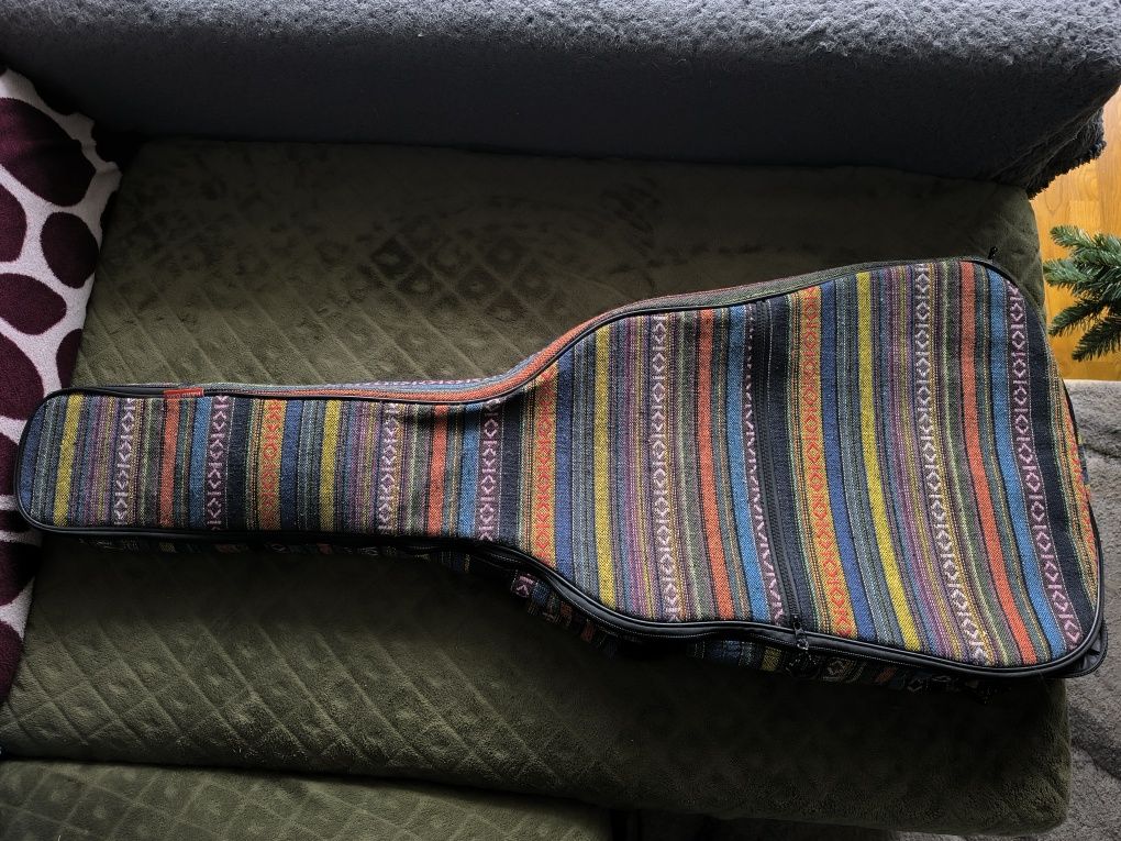 Gitara leworęczna LAG TL70DCE + dodatki