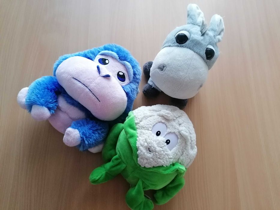 Bonecos de peluche (conjunto)