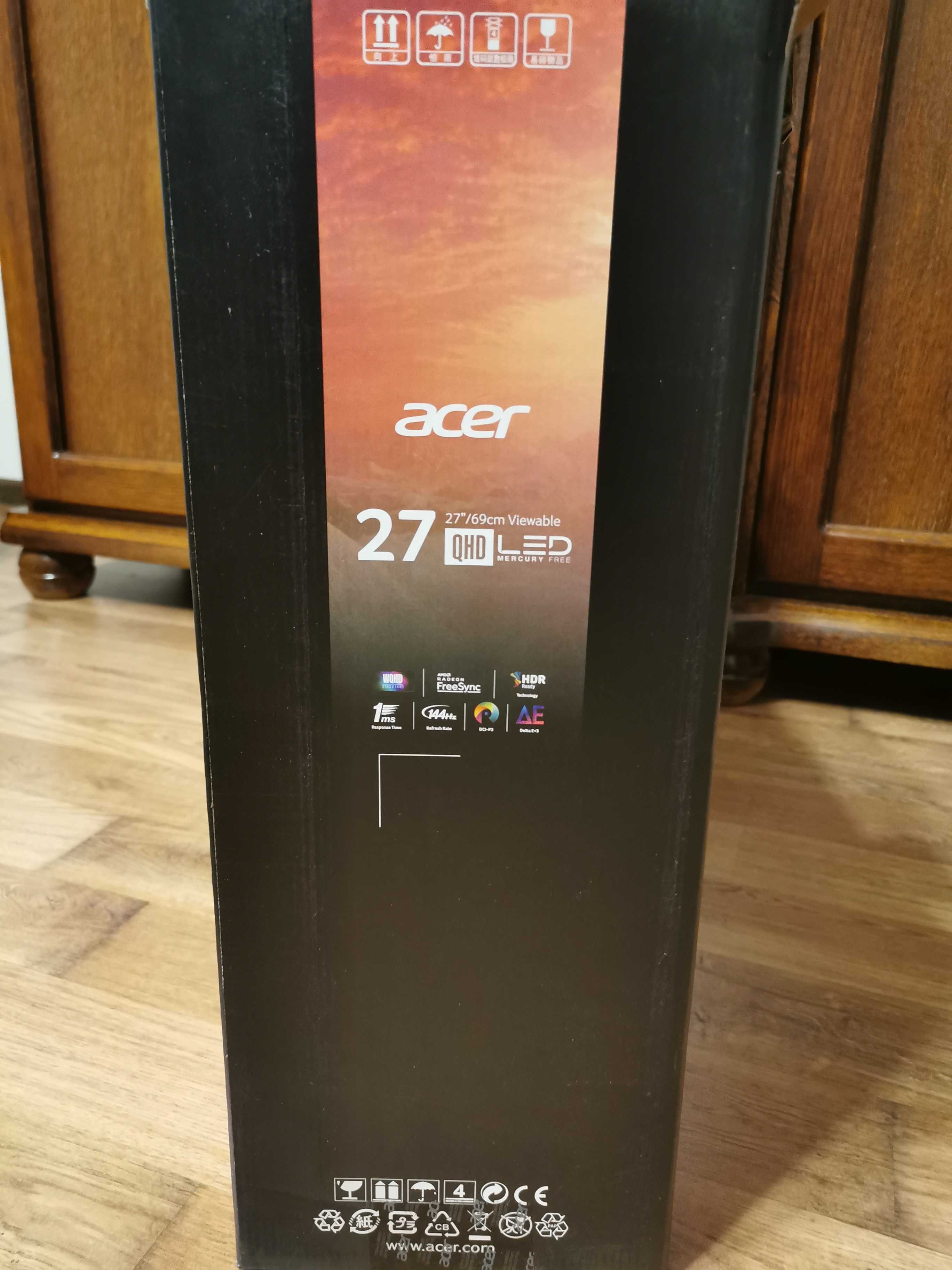 Monitor gamingowy Acer Nitro XF272UPBMIIPRZX czarny HDR