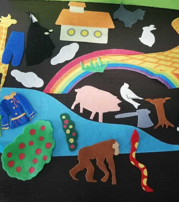 Две флоковые доски с фигурками