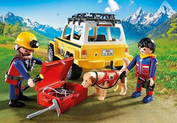 Playmobil Jipe todo o terreno resgate montanha NOVO