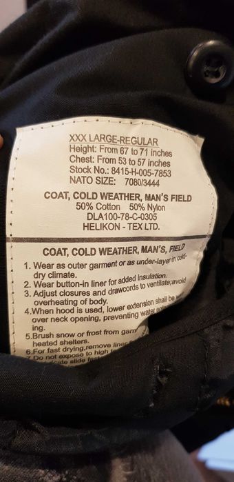 Nowa Kurtka M65 M-65 XXXL 3XL Field Jacket Helikon