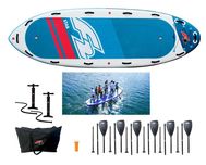 F2 SUP deska MEGA 477cm 2x komora pływania XXL 6os 450kg zestaw NOWA
