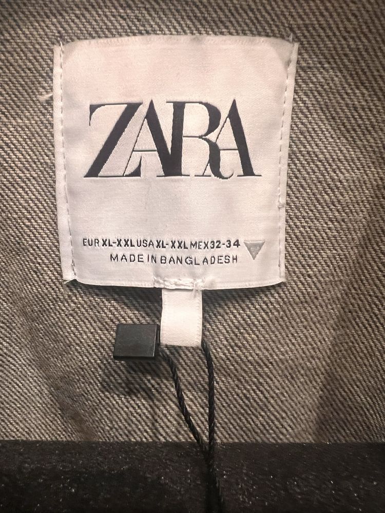 Zara kurtka jeansowa TRF oversize multi-way jacket XL-XXL