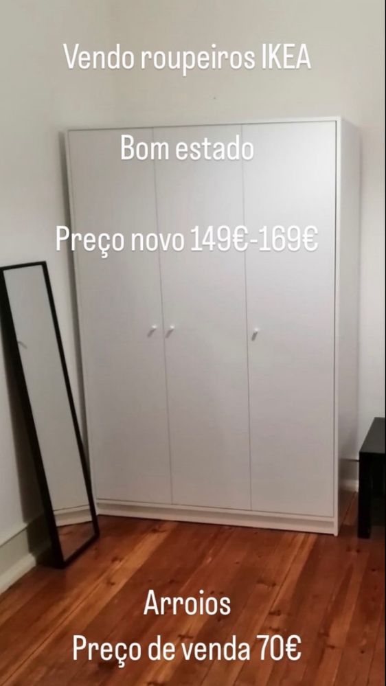 Roupeiros IKEA 3 portas