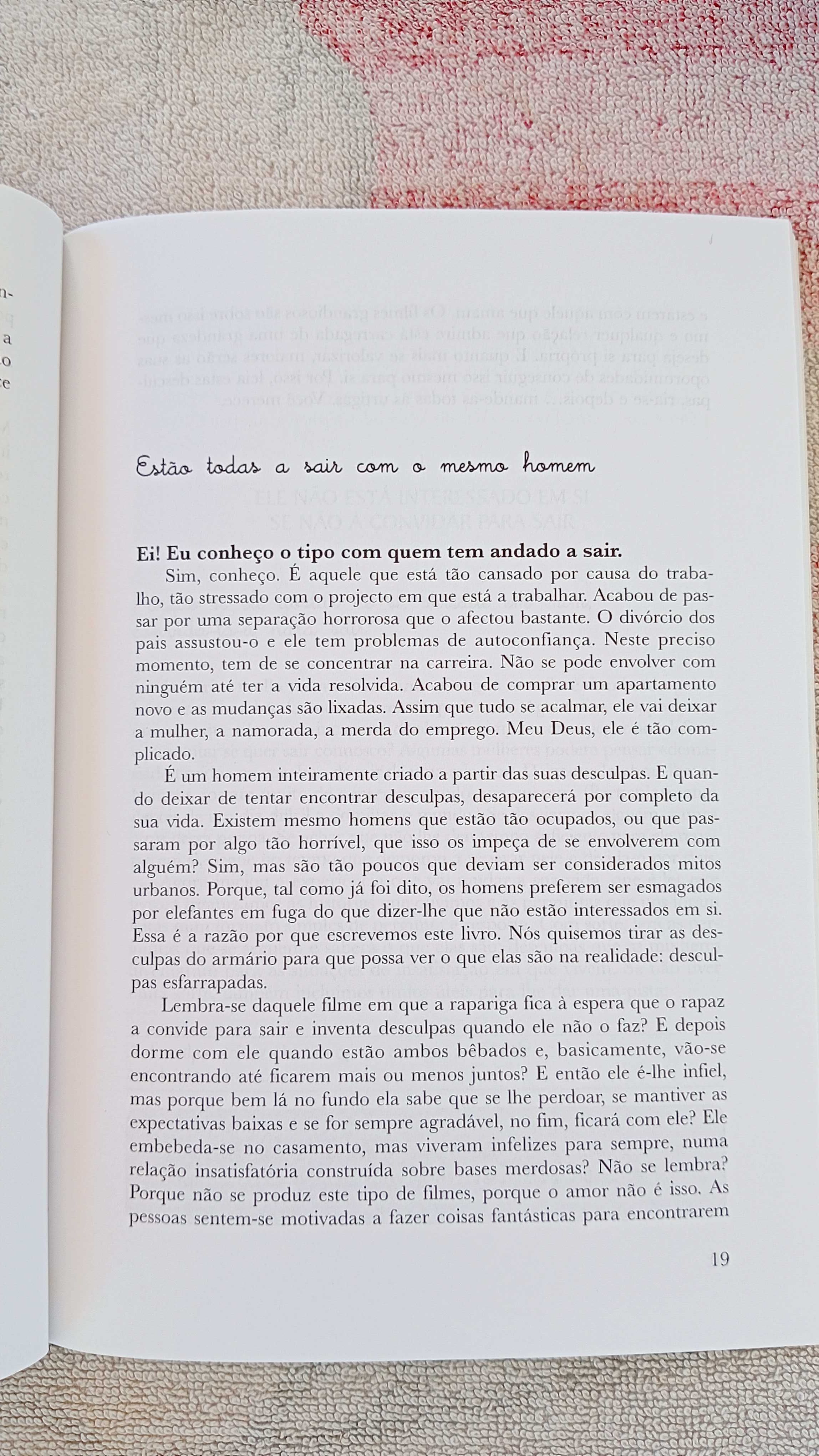 Ele não está assim tão interessado
