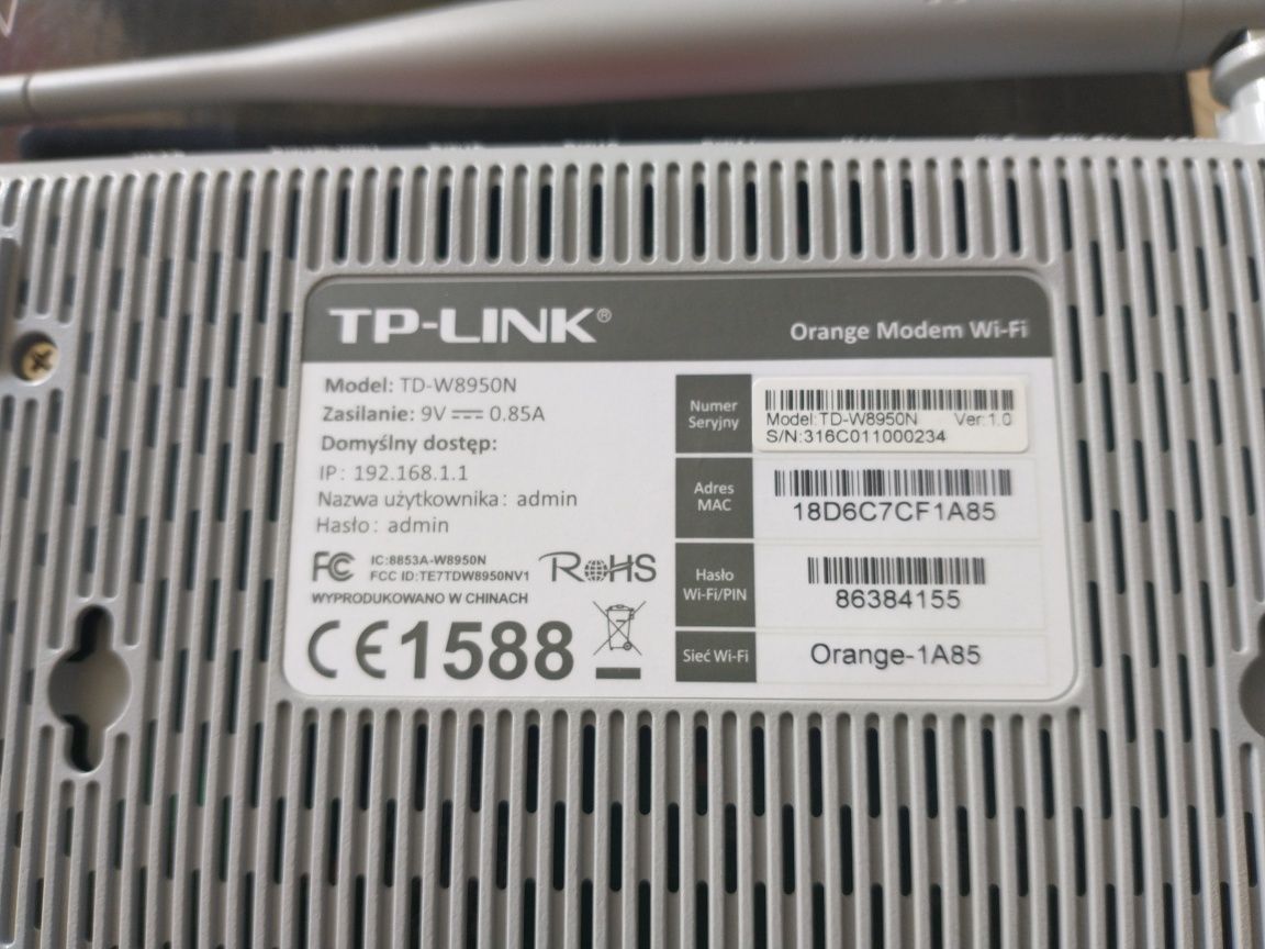 Modem WiFi TP-Link TD-W8950N