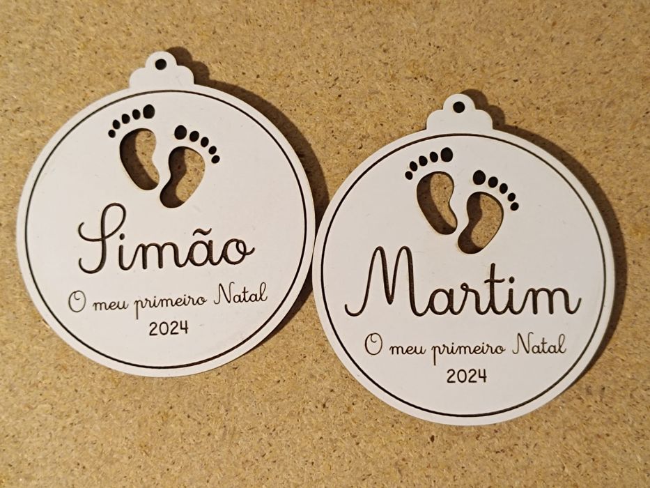 Decoração lembrança de Natal primeiro Natal do bebê