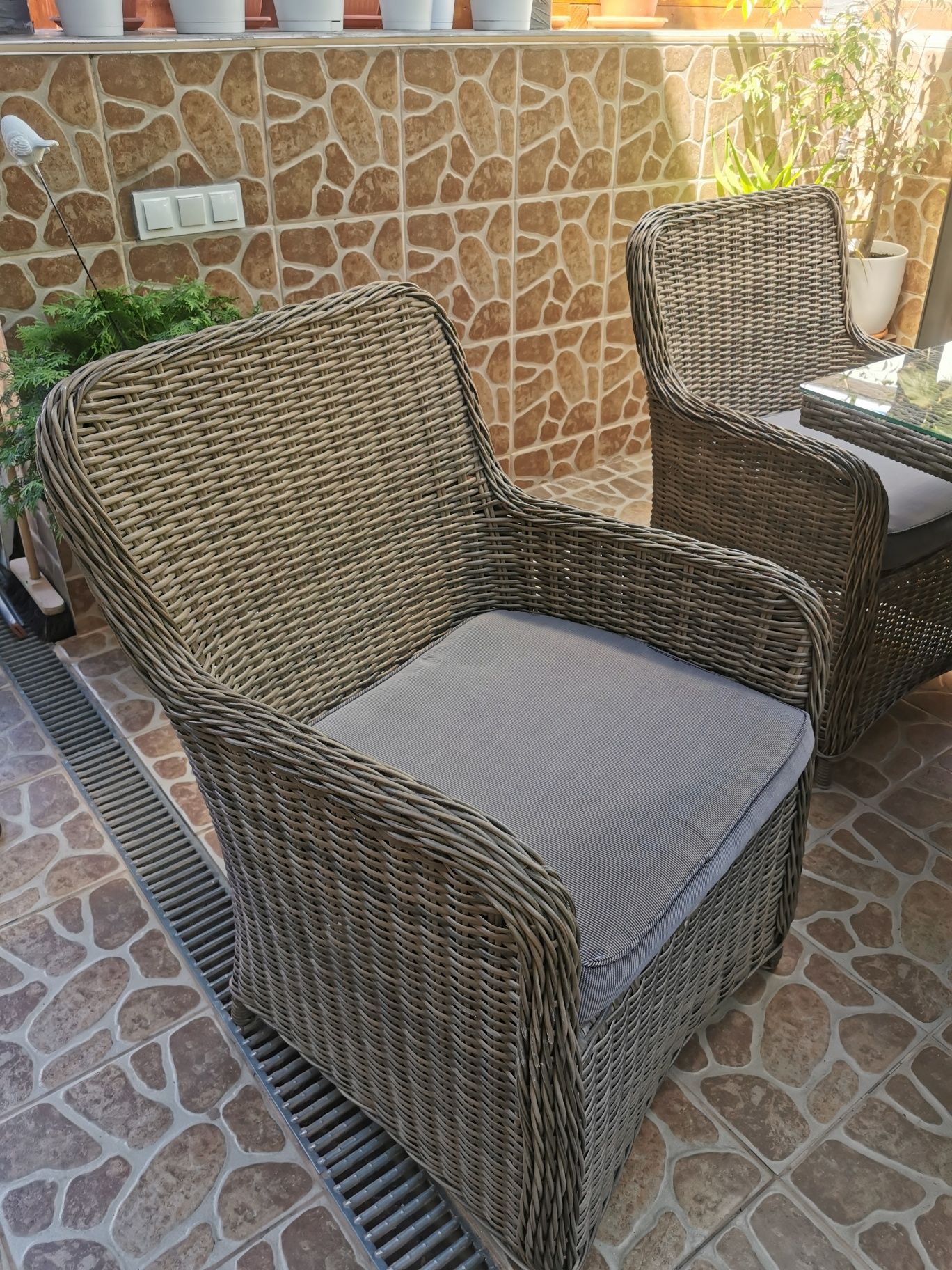Okazja, komplet ogrodowy xxl stół i 8 foteli