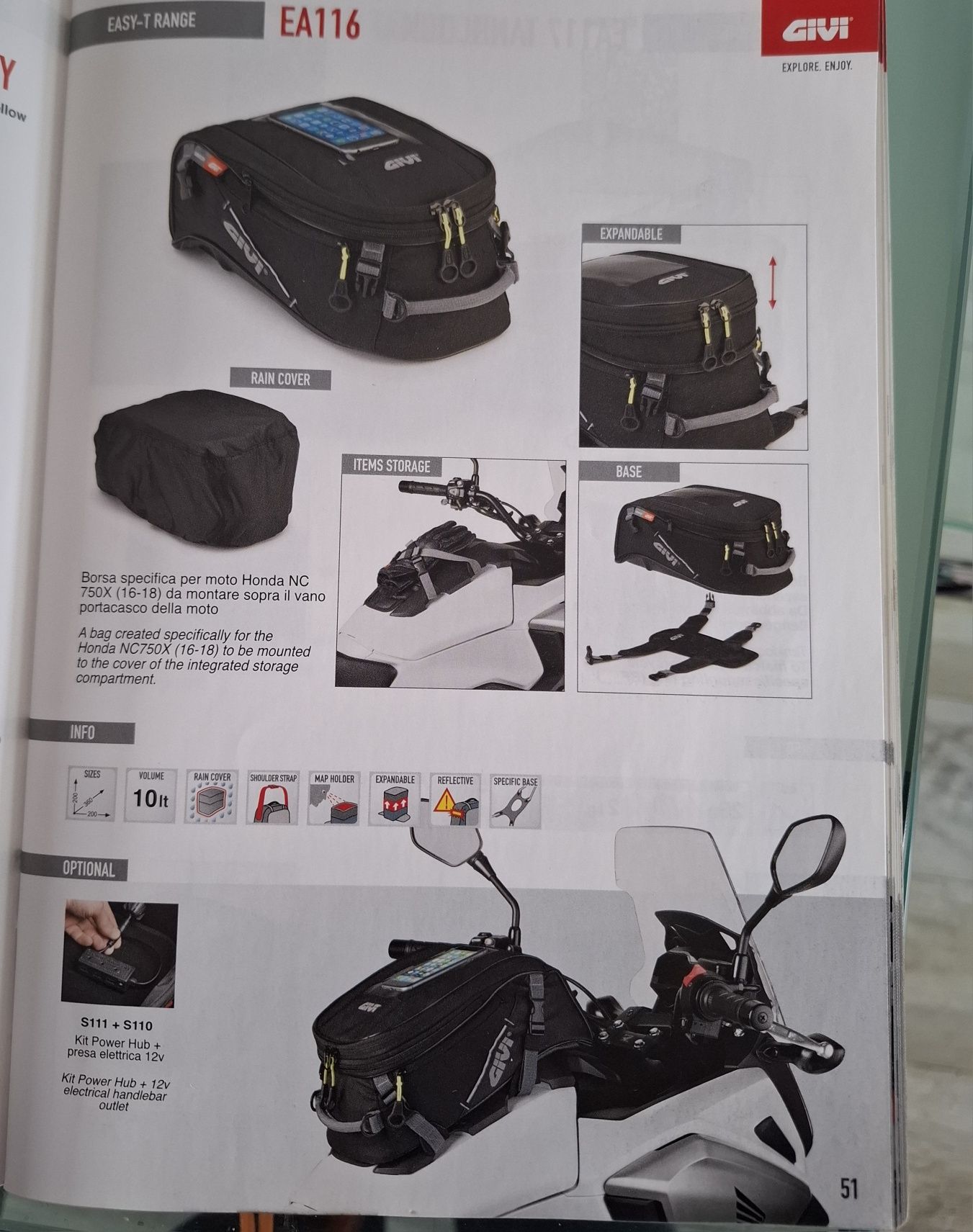 Givi para NC750 específica para a NC