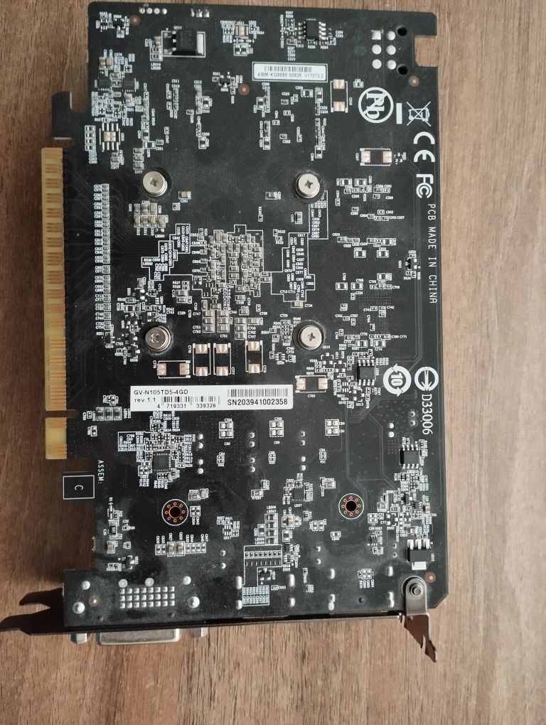 Karta Graficzna GIGABYTE GEFORCE GTX 1050Ti 4GB GDDR5 1050 Ti