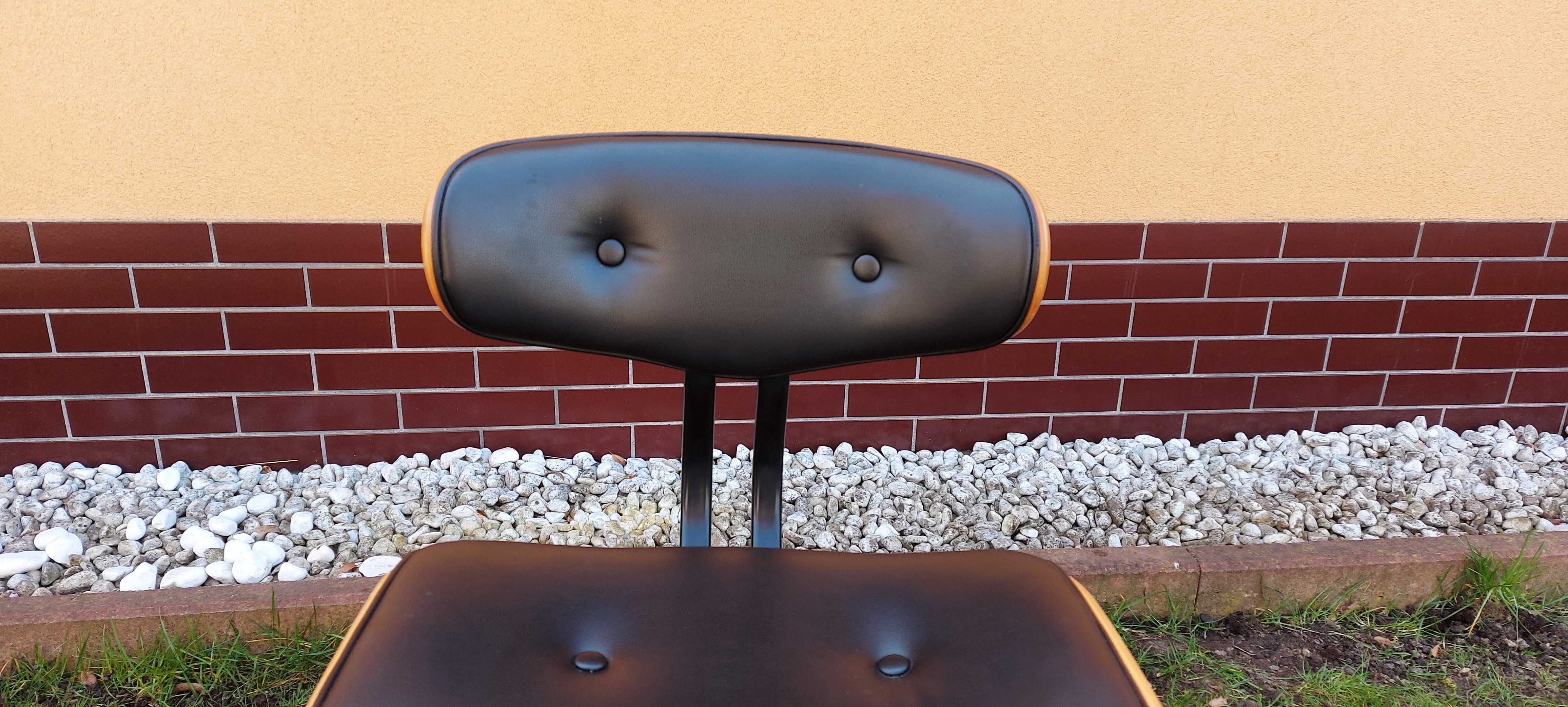 krzesło designerskie BLACKWOOD skóra naturalna