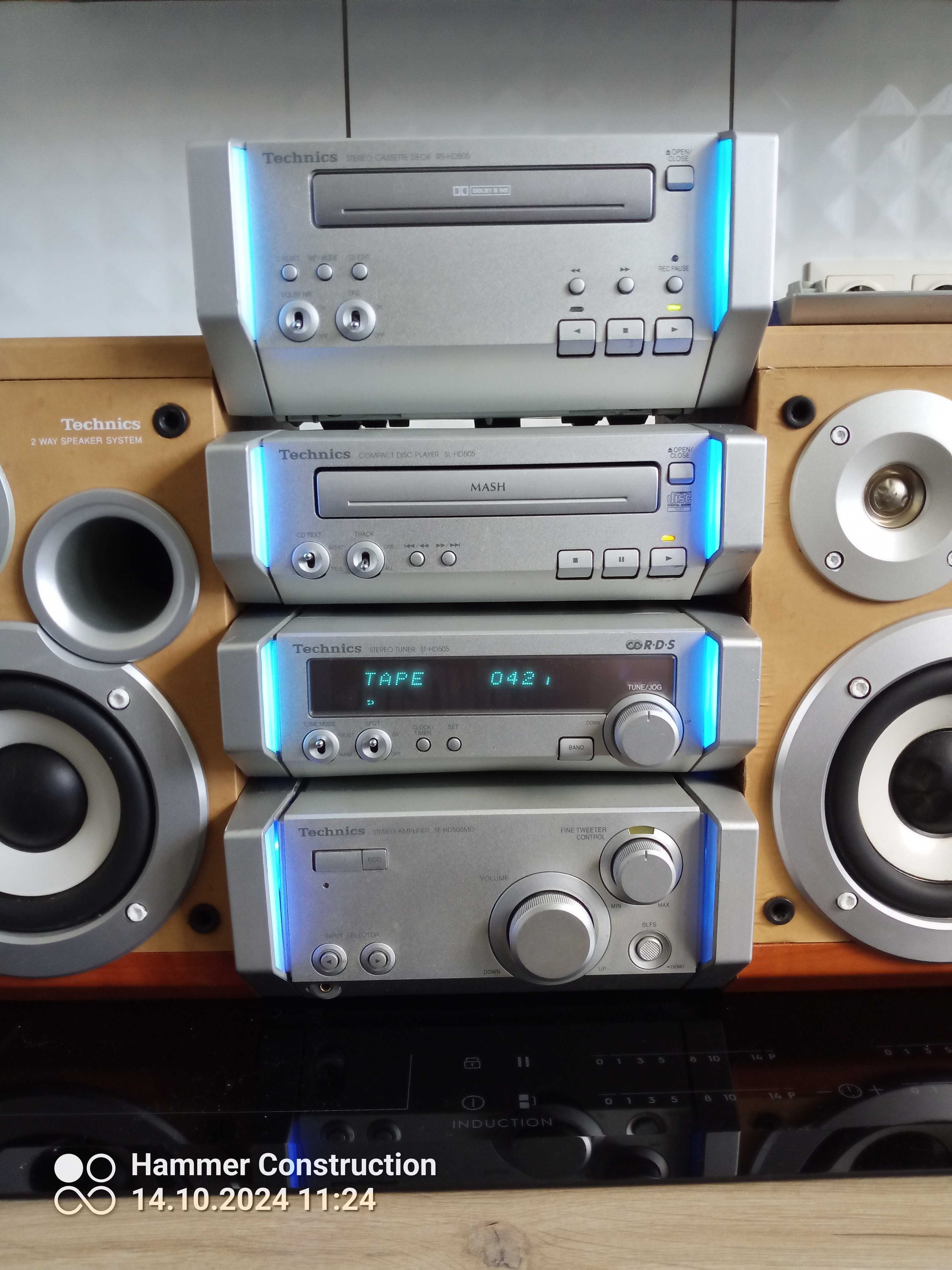 Sprzedam Elementy Wieży Technics HD 505 kolumny SL-HD81