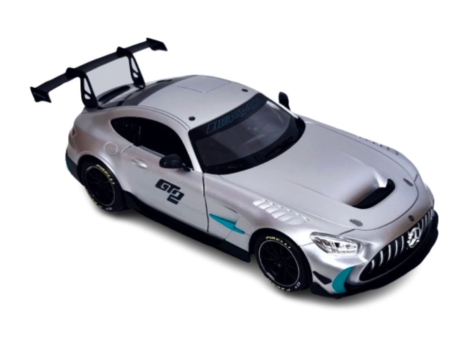 Zdalnie sterowany samochód Mercedes-AMG GT2 - Srebrny - Rastar