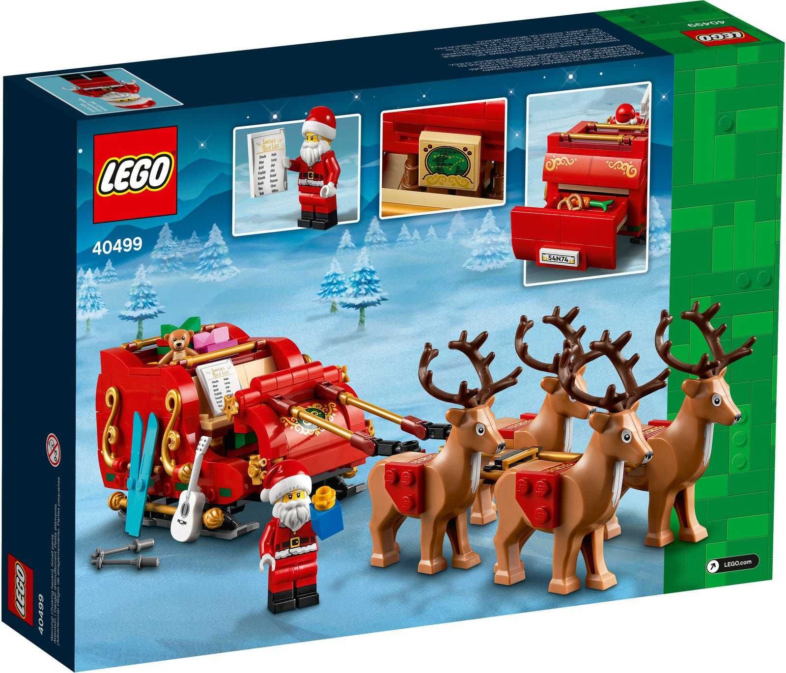 Lego 40499 Sanie Świętego Mikołaja święta