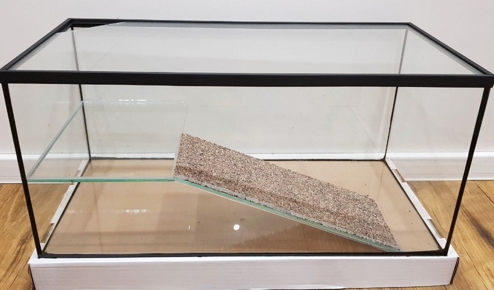 Akwarium dla żółwia wodnego 100x40x45