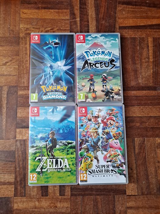 Nintendo switch e jogos