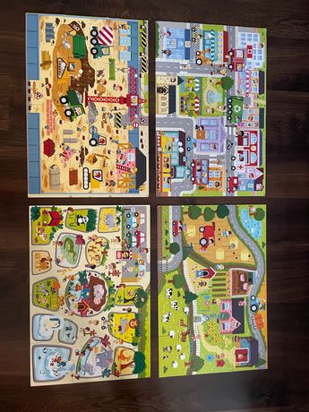 Trefl baby Gigantic puzzle 2 in 1 wiek 2+ puzzle + kolorowanka