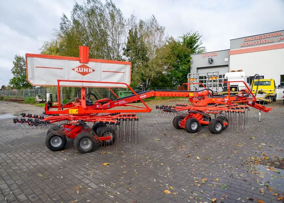Kuhn ZGRABIARKA GA 6632 ZGRABIARKA KUHN Zapraszam Posiadam wiele maszyn Ciagnik Prasa Kosiarka  ZGRABIARKA KUHN Zapraszam Posiadam wiele maszyn Ciagnik Pras