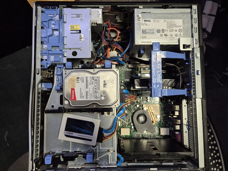 Komputer Dell Precision T5500 Stacja robocza 1050 Ti SSD+HDD X5690