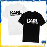 Футболка унісекс Karl Lagerfeld брендова базова з принтом біг 2XS-2XL