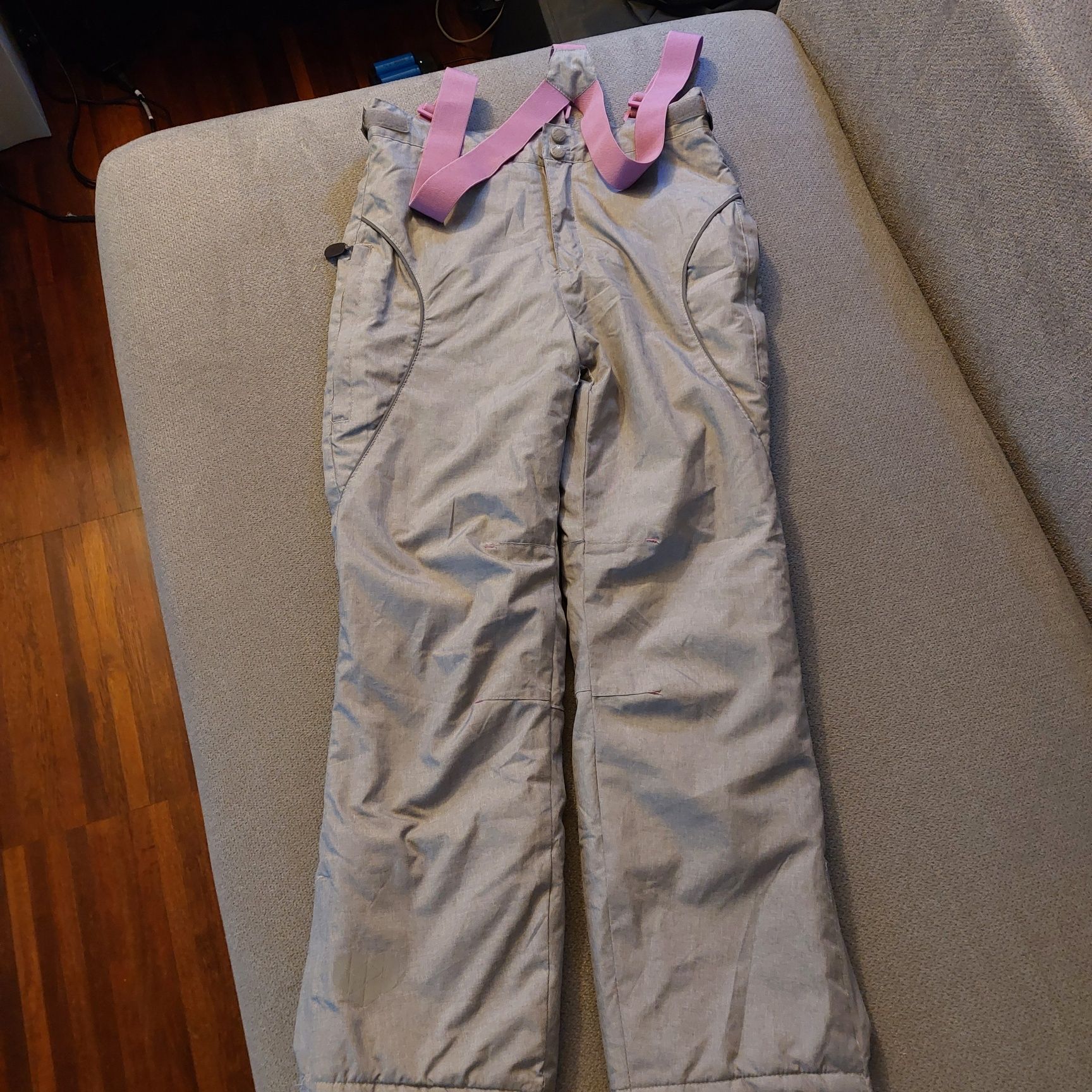 Spodnie narciarskie zimowe dla dziewczynki rozmiar 152