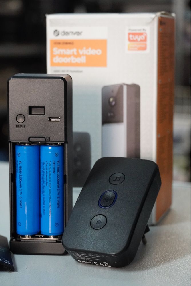Wideofon dzwonek z kamerą Wi-Fi domofon Denver DVB-216MK2 doorbell