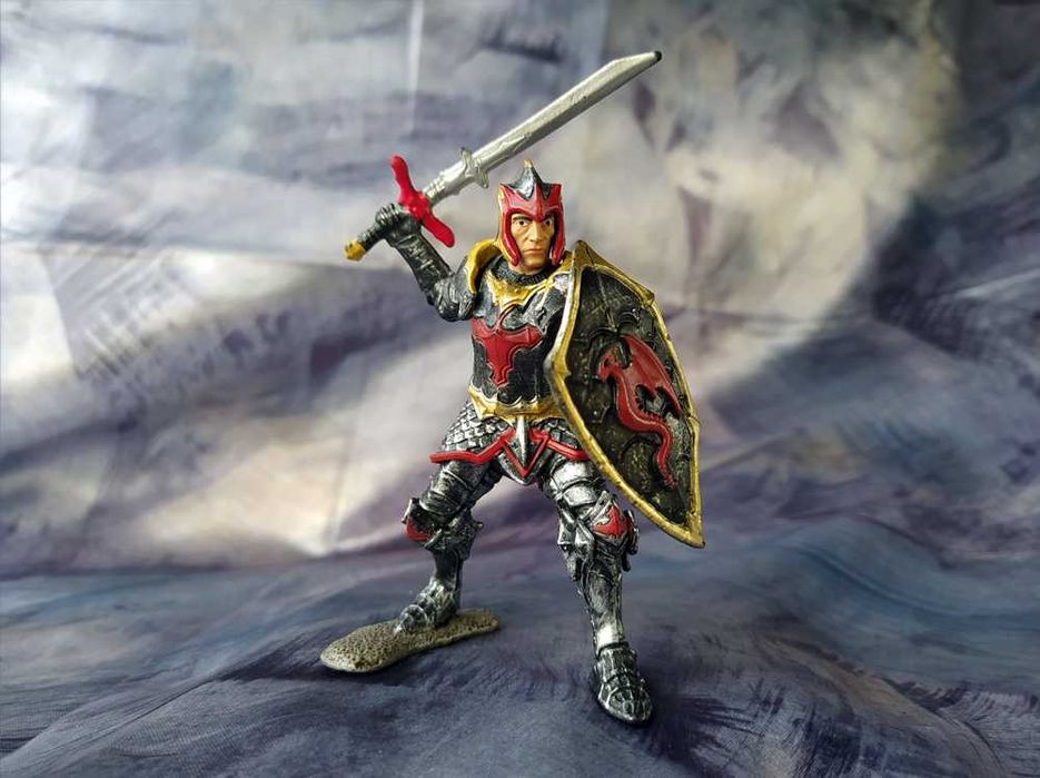 Schleich Шляйх Коллекционная статуэтка Черный рыцарь Дракона с мечом