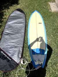 6'8'' Nano Surfboard Epoxy Fish/Minimal Hybrid + Boardbag
