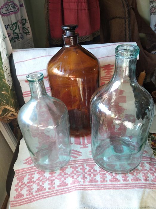Бутили скляні старовинні