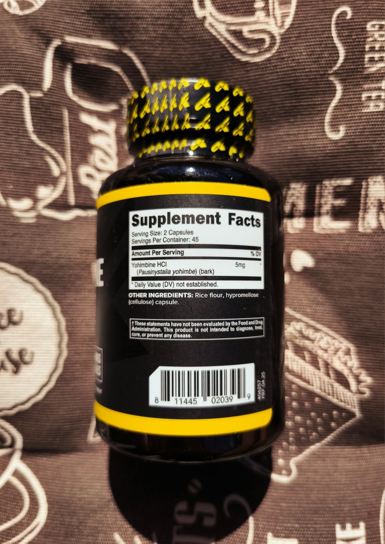 Йохімбін гідрохлорид yohimbine HCI 90 270 капсул
