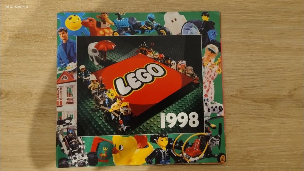 Katalog klocków LEGO z 1998 roku retro klocki