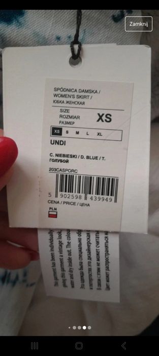 komplet 4 sztuk min diverse nowe z metko xs