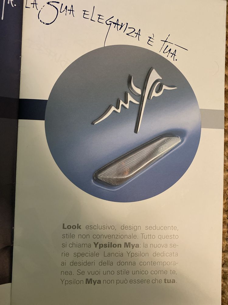 Catálogo Lancia Ypsilon Mya