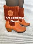 Art company shoes damskie skórzane botki rozmiar 39