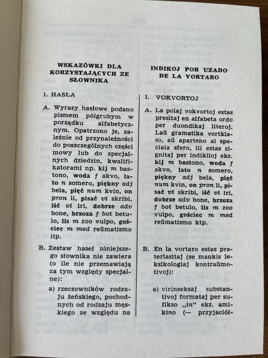 Esperanto: Mały słownik polsko-esperancki 20.000 słów