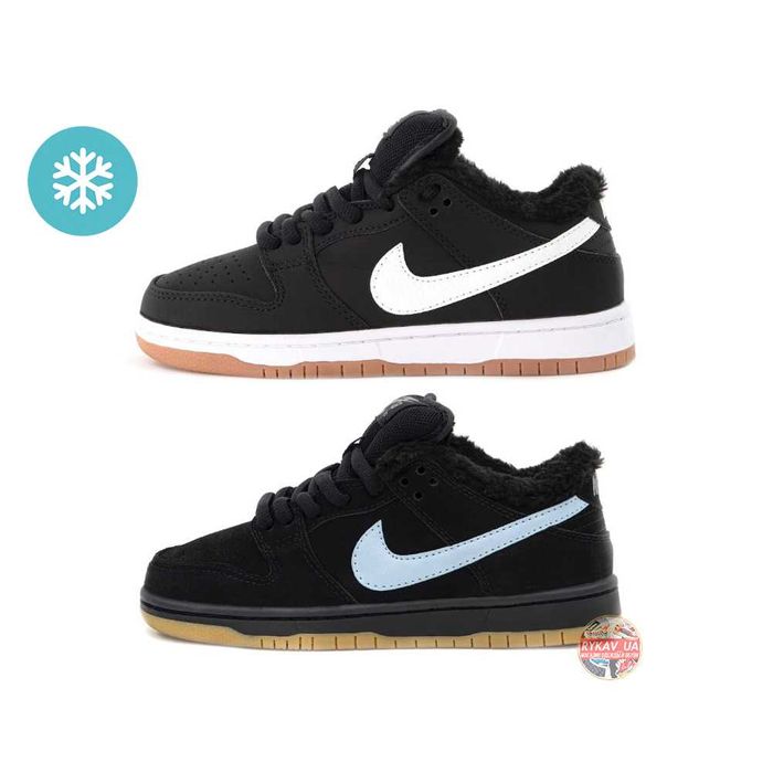 Зимние кроссовки Nike SB Dunk Low Winter Fog зимові кросівки найк данк