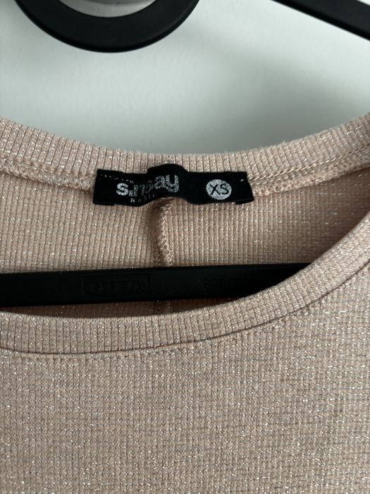 Bezowa sukienka, XS Sinsay