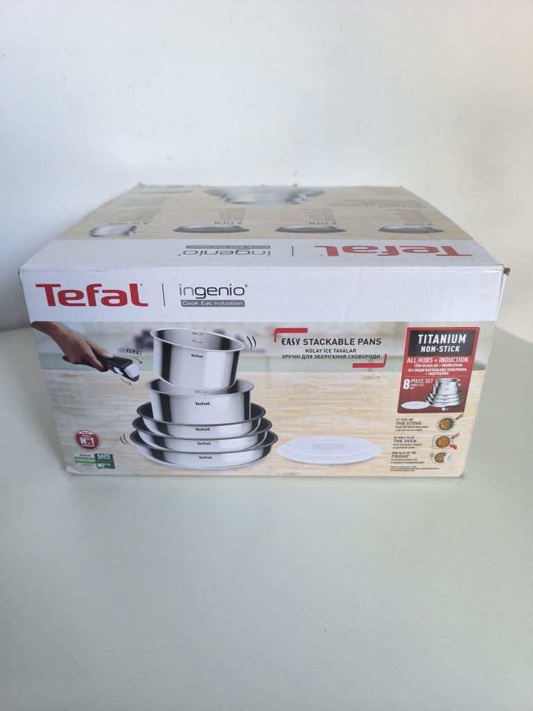 Zestaw patelni Tefal Ingenio 5 elementów+2 pokrywki