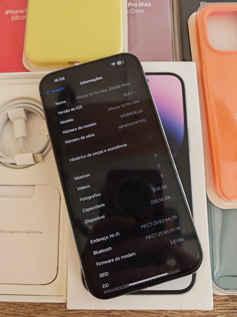 iPhone 14 Pro Max 256GB Roxo Em  Bom estado Aceito Retomas