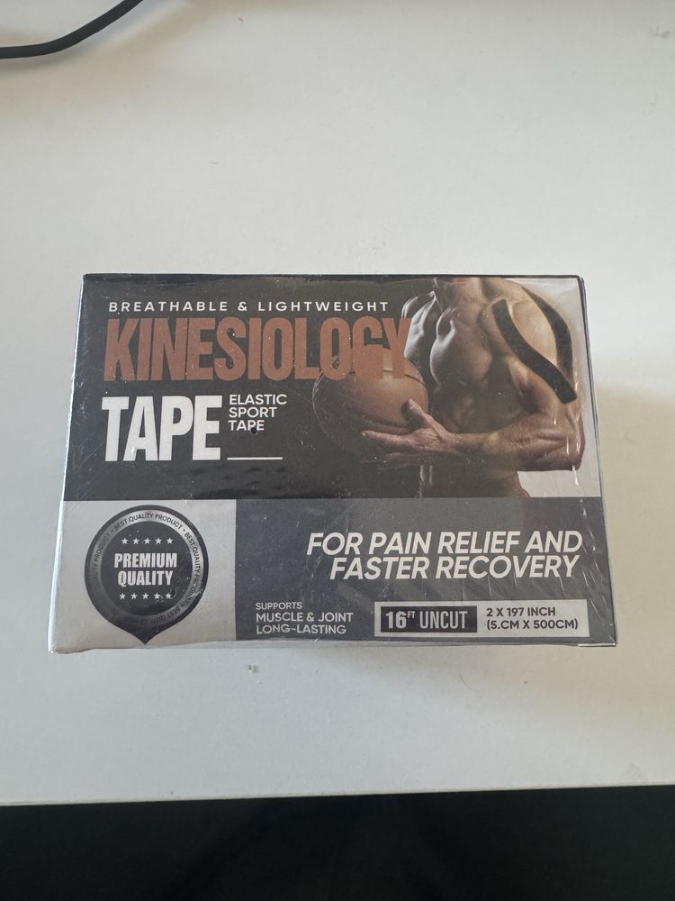 Taśma tape kinesiology 5cm/500cm, fizjoterapeutyczna tasma