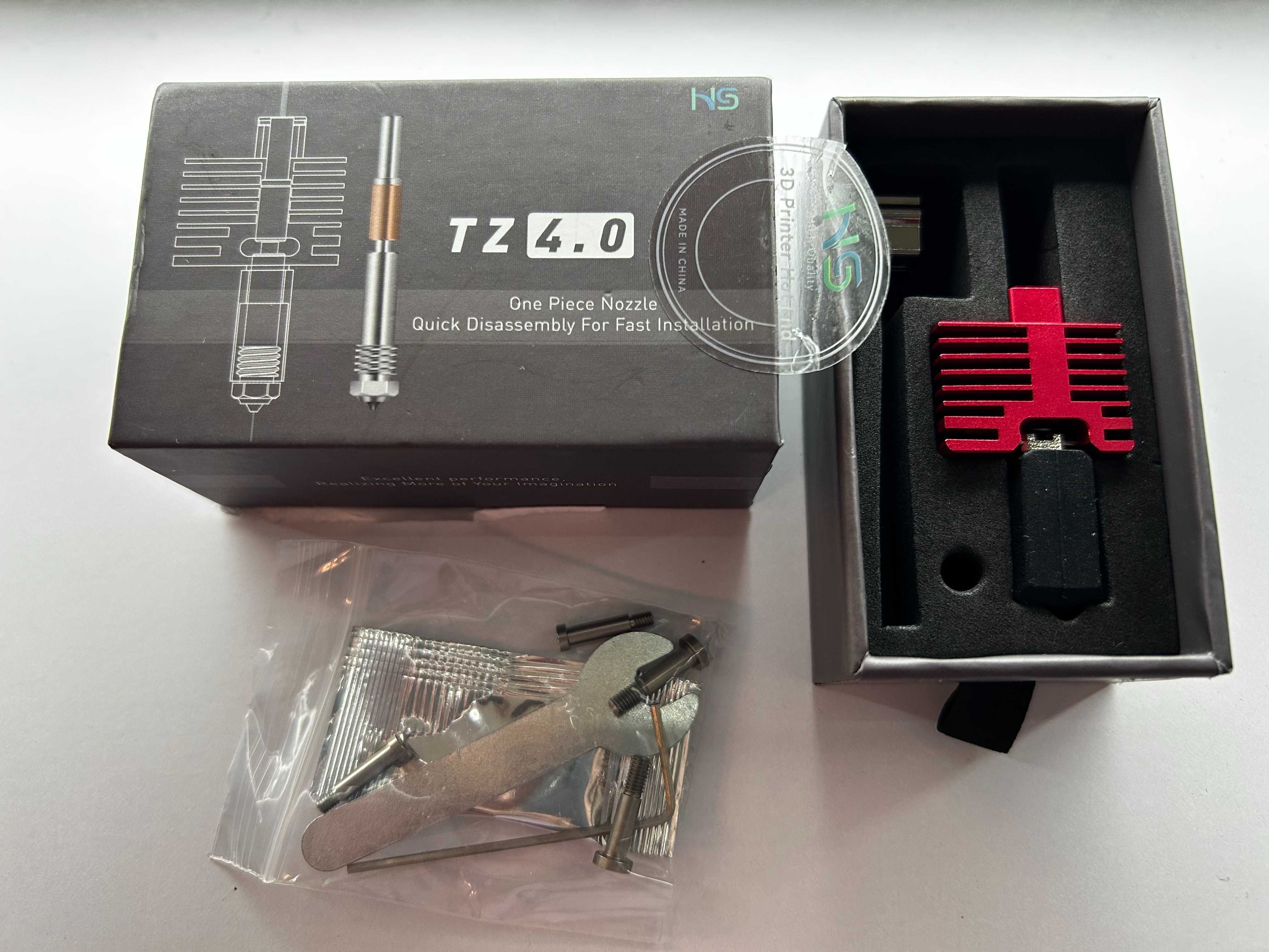 Хотенд Hotend TZ 4.0 з соплом 0.4mm, знімна насадка Bambu Lab X1 / P1S