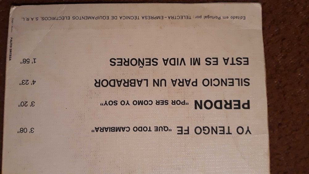 Palito Ortega - Yo tengo fe - single EP vinil - portes incluídos