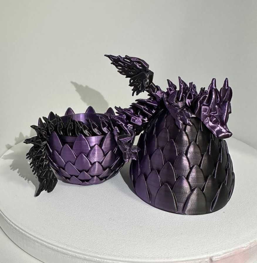 Efektowne jajo “Dragon Egg” 3D 30 zł (Smoczek opcjonalnie 15 zł/20 zł)
