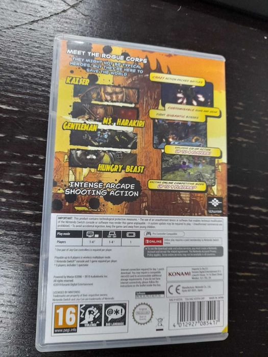 Nintendo Switch Contra Rogue Corps