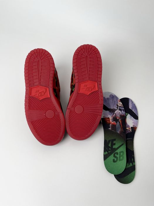 Оригинал Nike SB Dunk Low The Wizard of Oz Poppy Field PS (FZ1236 600)