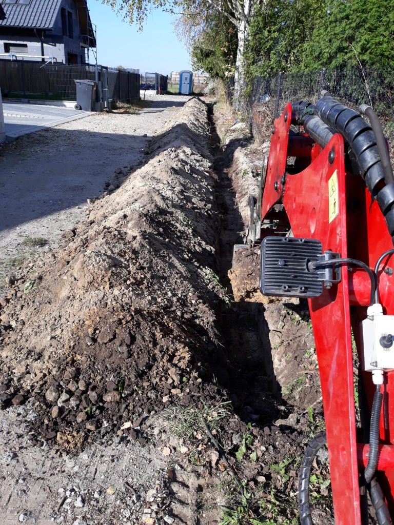 Usługi,prace ziemne mini koparką,koparką,Drenarz,podłącza,kostka bruki