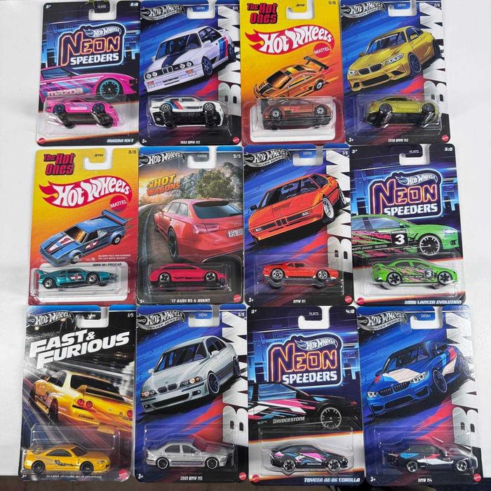 Машинки Hot Wheels Mercedes-Benz 500 E '70s vs. '90s  Хот вілс БМВ